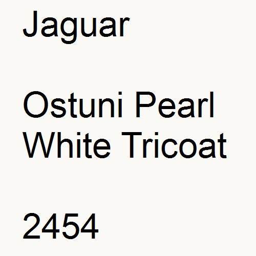 Jaguar, Ostuni Pearl White Tricoat, 2454.